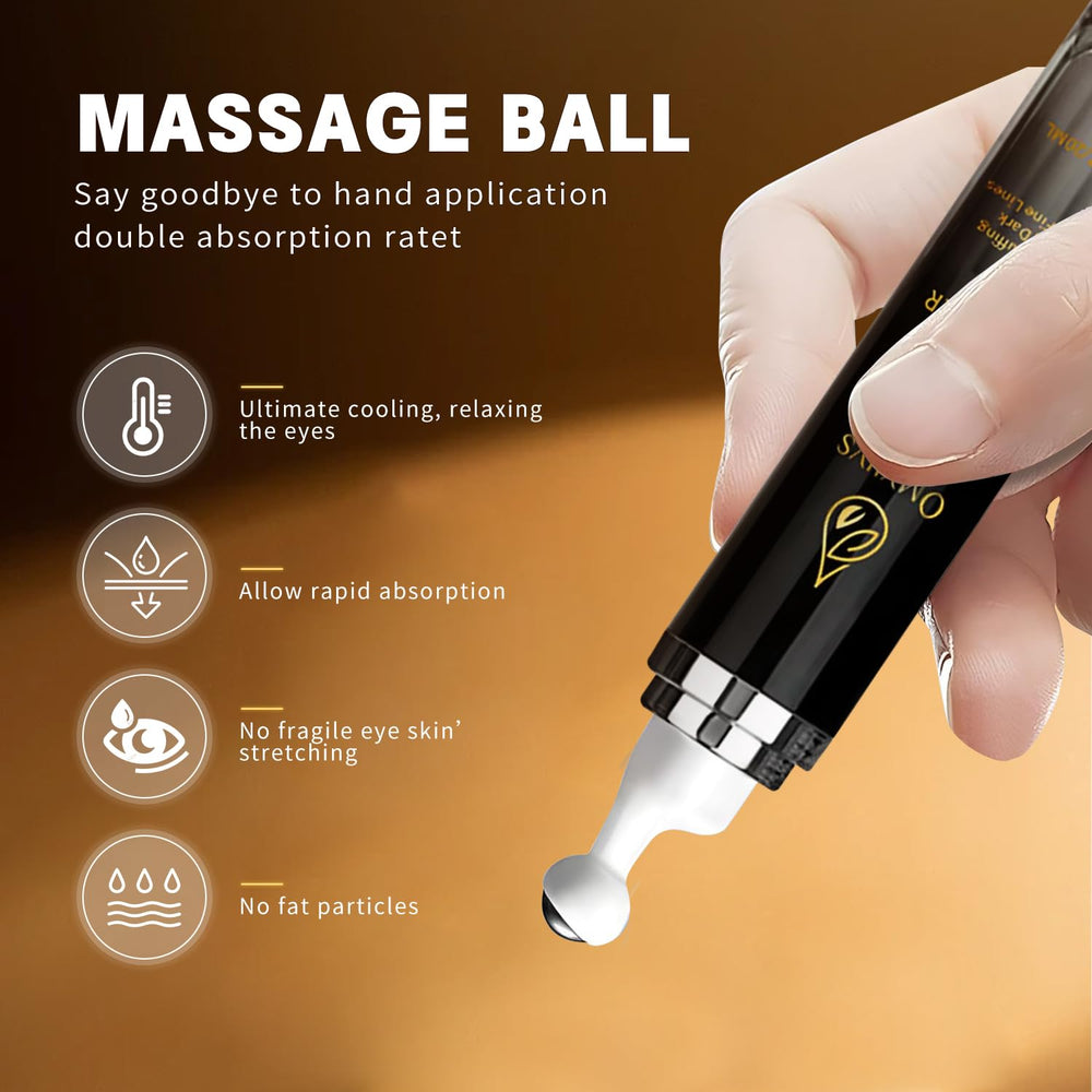 OMYIJVS 20ml tube beside a coin showing compact travel-friendly size benefit