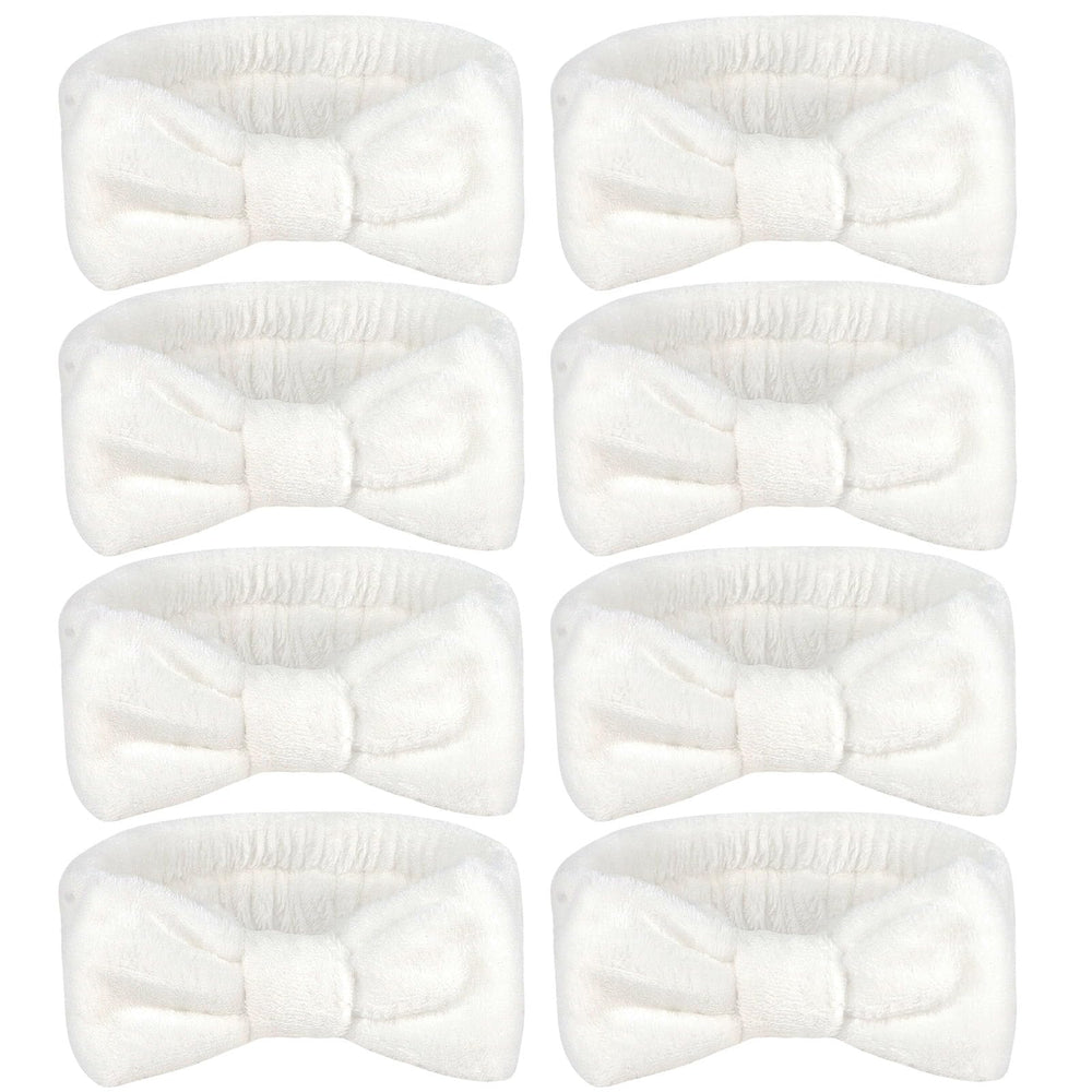 Ondder front pack showing eight white headbands for neat storage and convenience