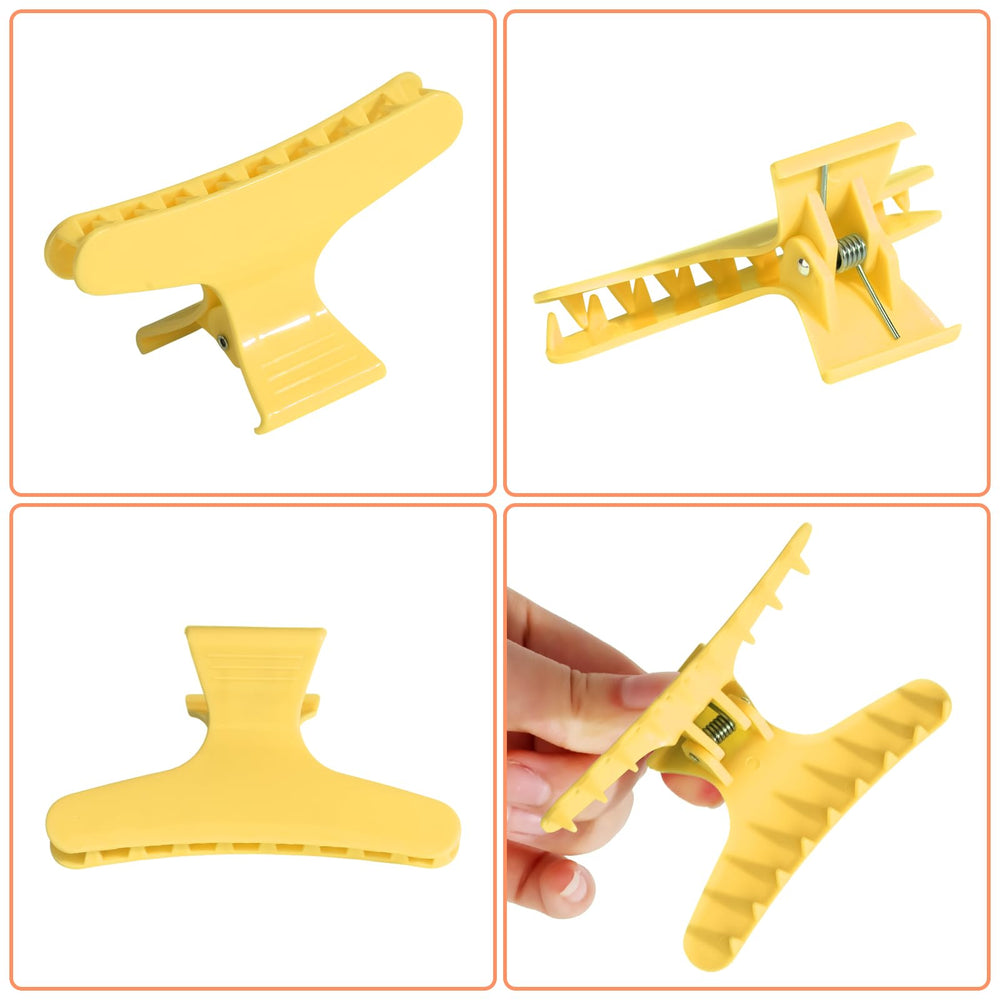 Ondder clip securing fine straight hair showing gentle non-damaging hold benefit