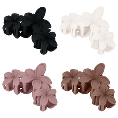 Ondder clip on bathroom counter keeping hair away during makeup