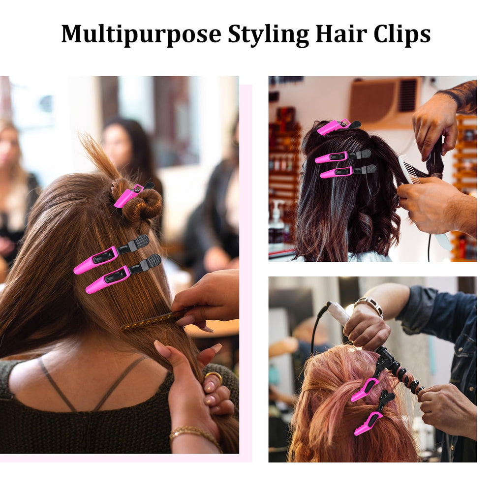 Ondder clips next to comb for scale, shows large size for thick hair management benefit
