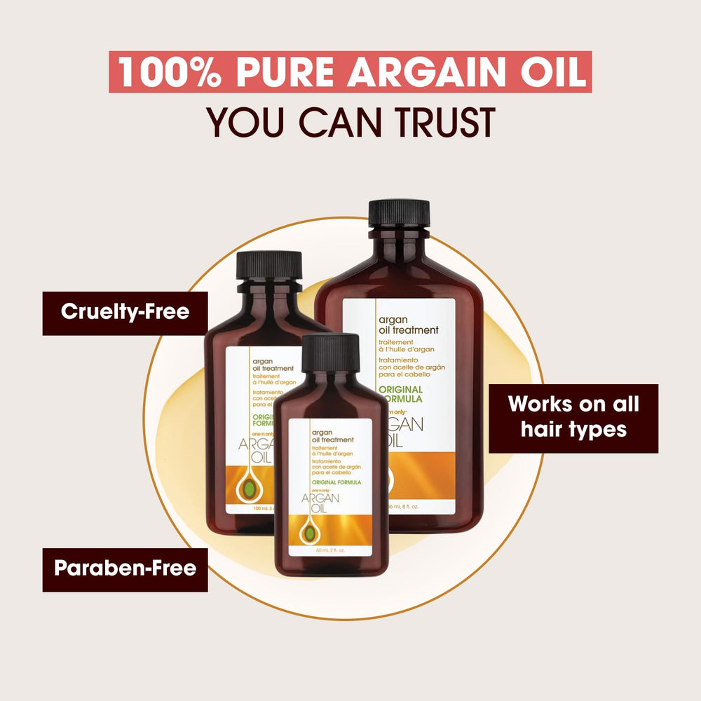 One 'n Only 3.4 oz bottle next to a ruler showing portable travel-friendly size