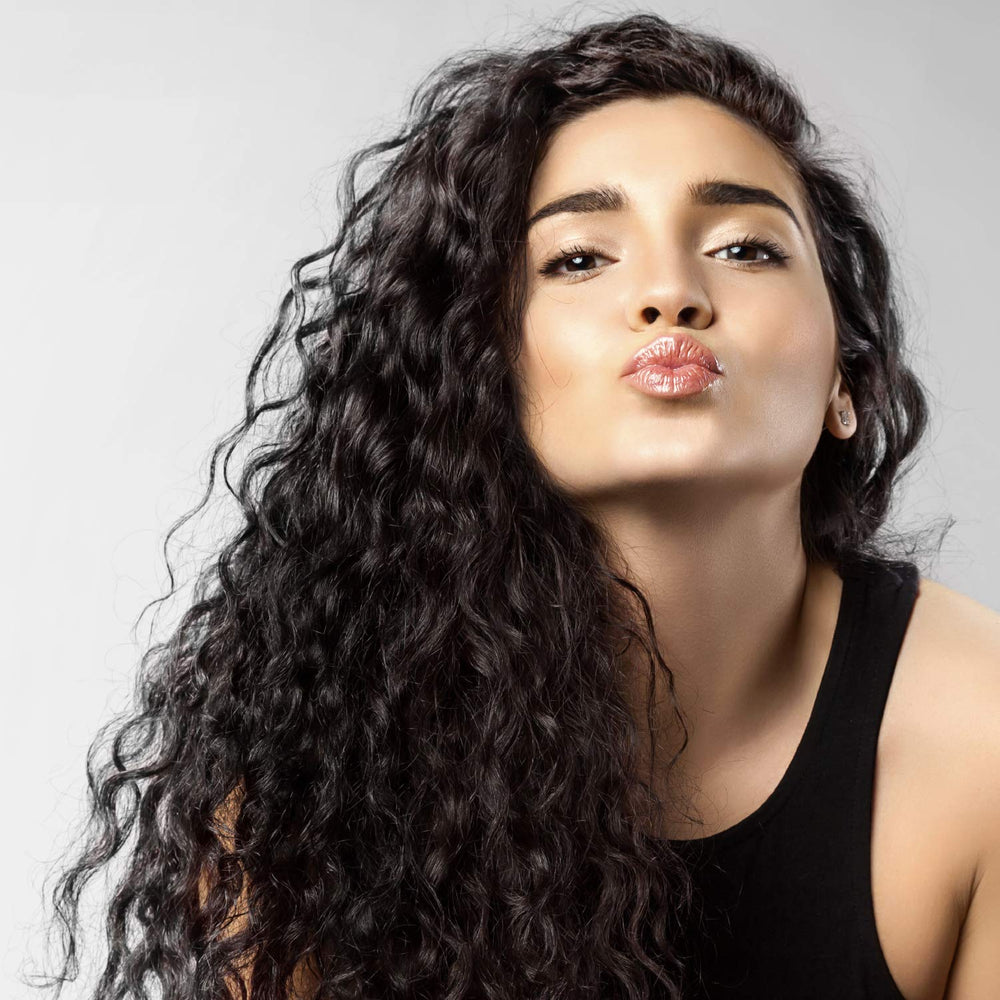 One 'n Only before and after hair showing improved smoothness and shine