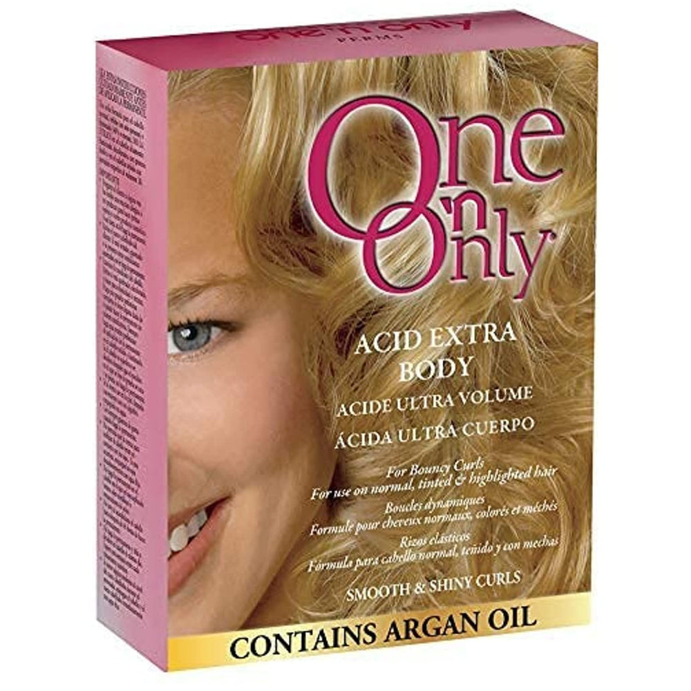 One 'N Only front packaging showing kit and promises for bouncy curls