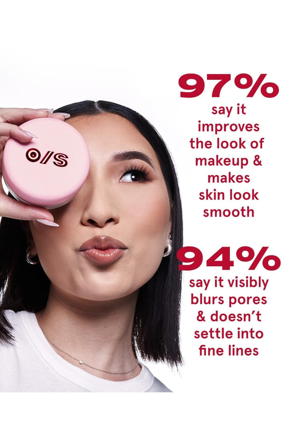 one size label showing ingredients and vegan cruelty-free benefit