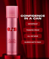 One Size back label with ingredients list highlighting waterproof claim benefits