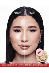 one size close-up texture highlighting microspheres for silky blur