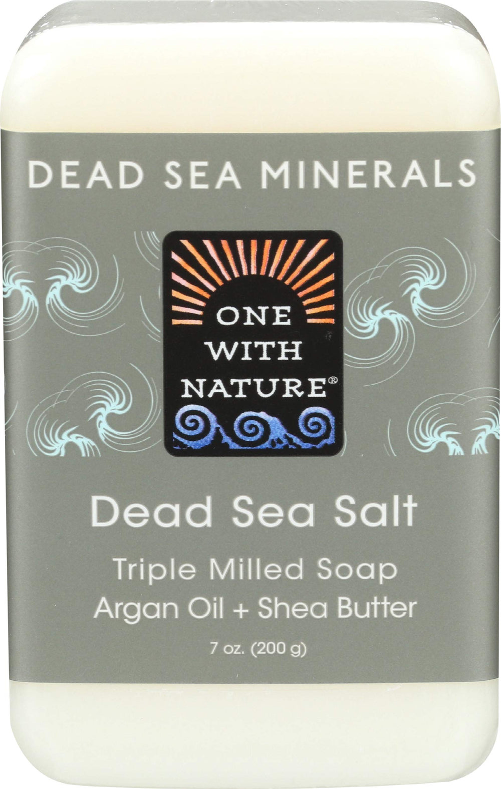 One With Nature front packaging showing 7 oz bar and mineral benefits