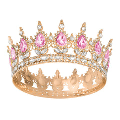 Onedor crown front view showing rose-gold shine and regal silhouette for elegant photos