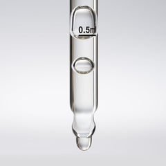 oneskin bottle in hand for scale reassure of 50 mL travel-friendly size