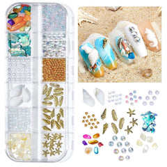 ONEUPIN natural shell close-up displaying colorful finish and realistic beach texture
