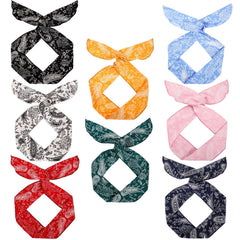 ONEYE paisley 8-piece set front view shows variety and styling options