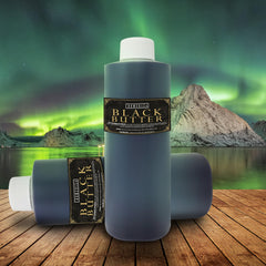 Onisavings Black Butter 1 oz next to common items illustrating portable size