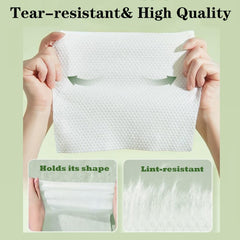 onluckdeer single wipe held in hand showing true size and ease