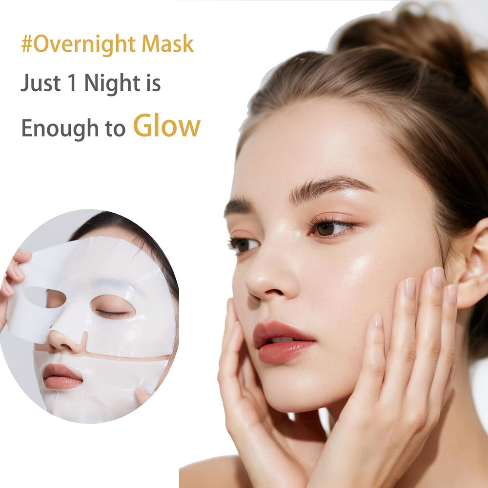 ONMYLOVIN mask in hand for size comparison and easy-at-home application benefit