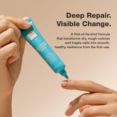 Onsen Secret applied on fingertip, easy mess-free application and targeted repair
