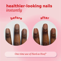 Onyx Professional before and after nails showing stronger appearance