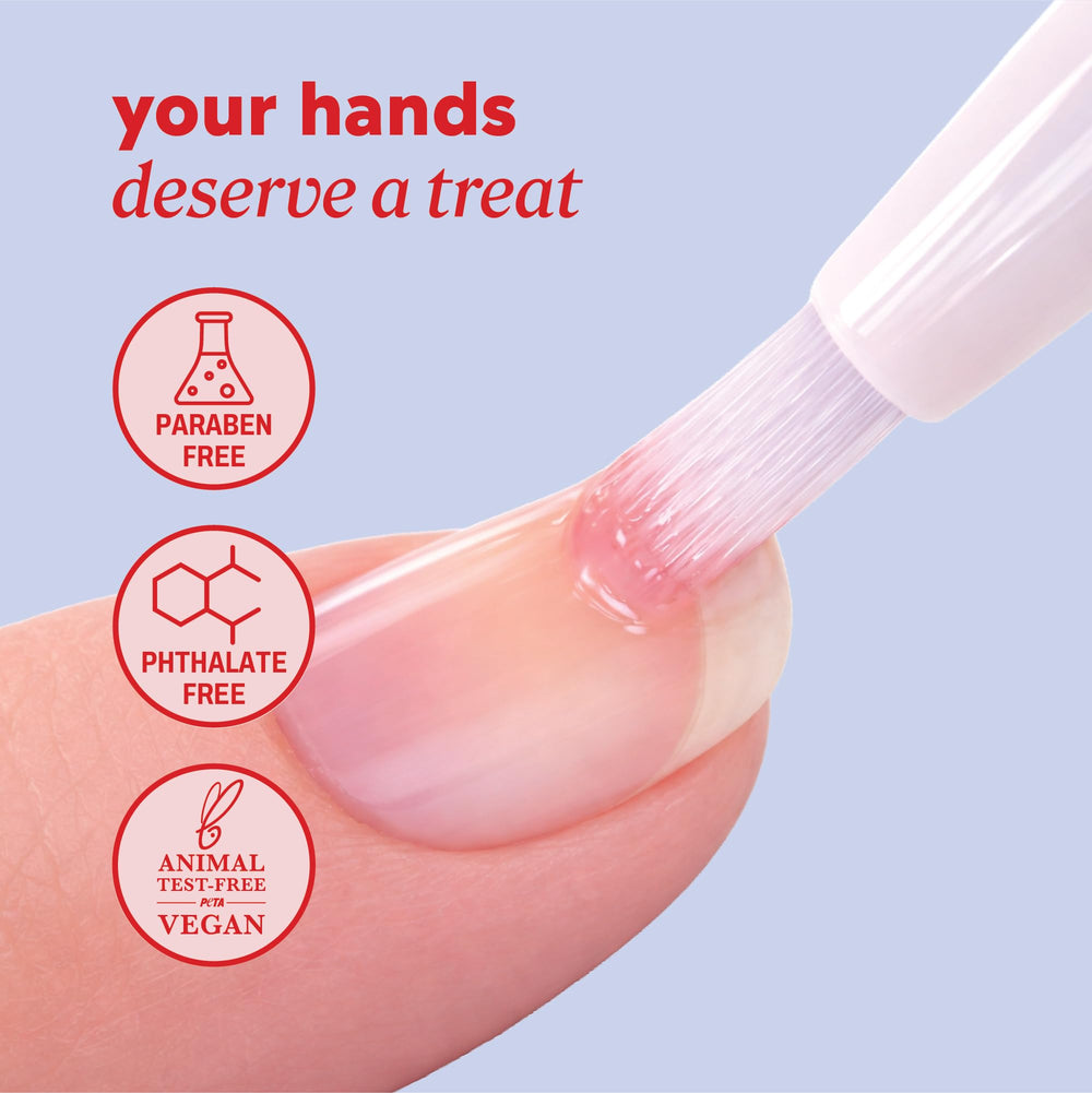 Onyx Professional application demo applying thin coat for quick-dry overnight treatment