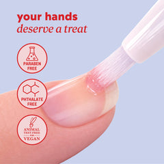 Onyx Professional application demo applying thin coat for quick-dry overnight treatment