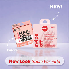 Onyx Professional individually wrapped pouch opened to show single-use portability benefit