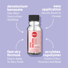 Onyx Professional clear finish on nails preserving manicure benefit