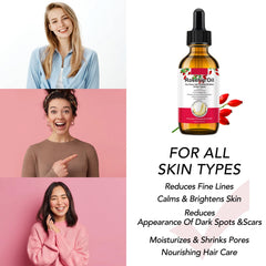 Onznoz oil texture on skin illustrating fast absorption and smooth finish