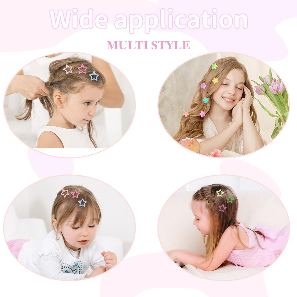 Ooosonlu star clips clipped into braids adding Y2K flair and texture