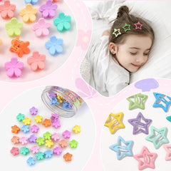 Ooosonlu colorful clips neatly stored in plastic case for organized access