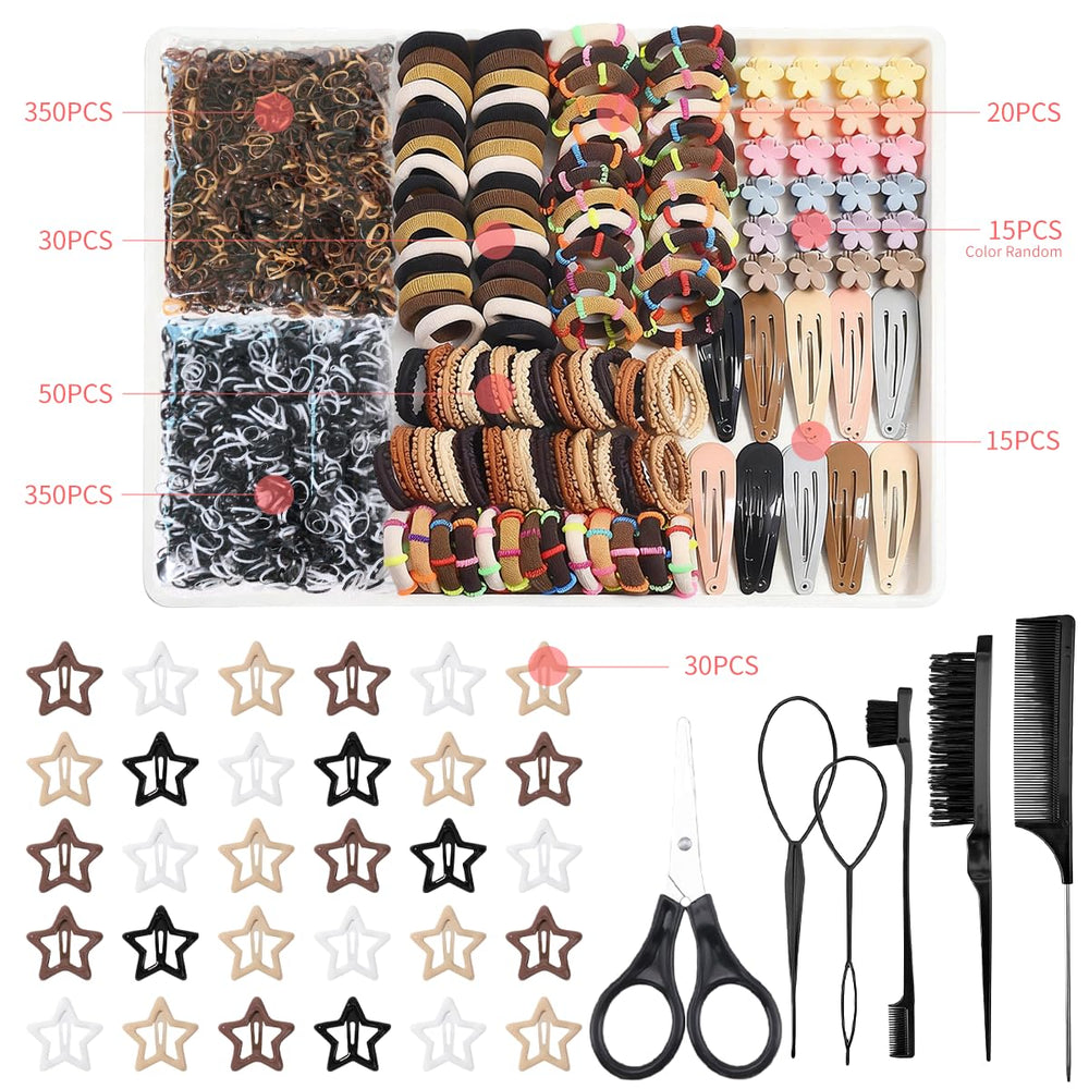 Ooosonlu close-up of mixed elastic bands highlighting color-matching and durable hold