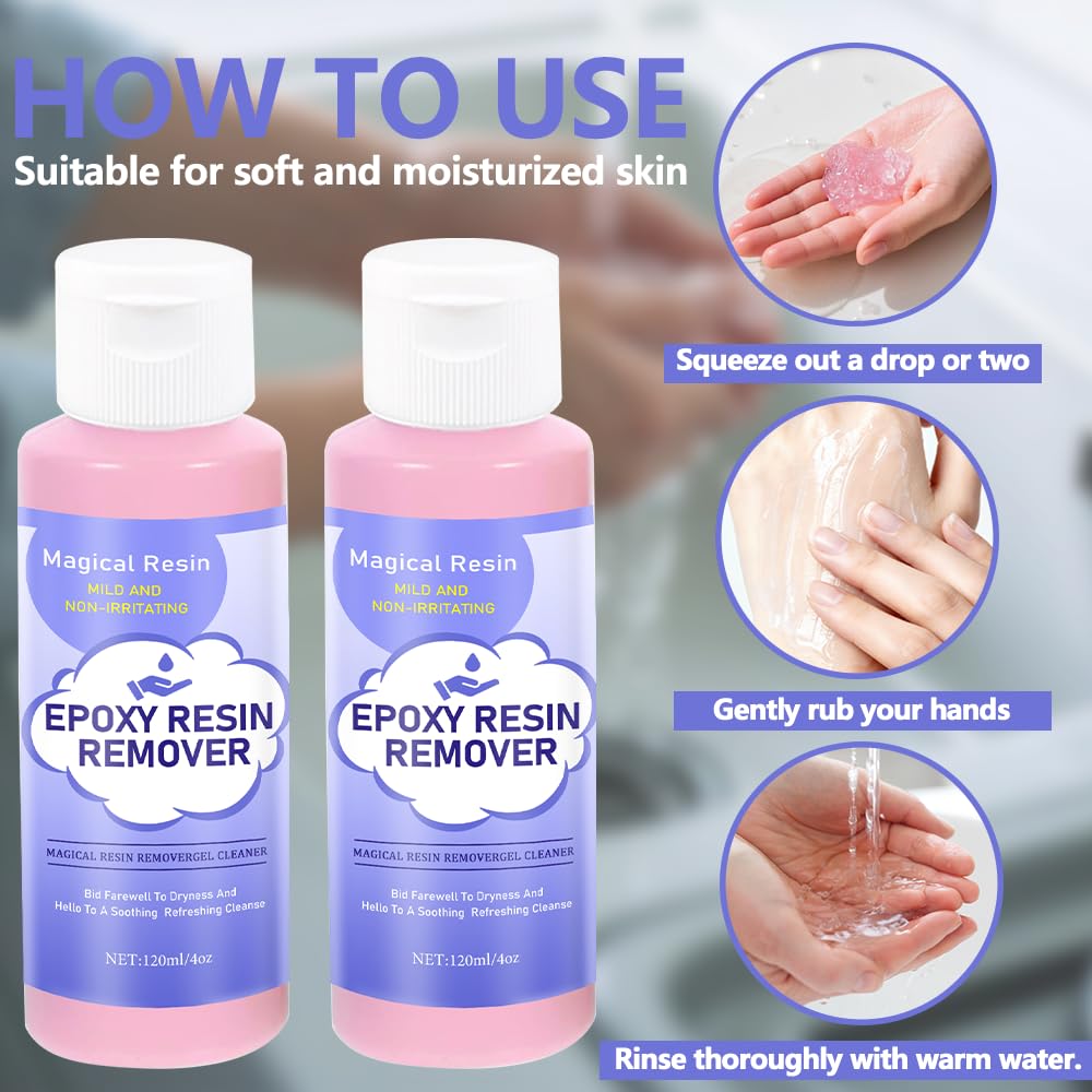 OOTDART before and after hands showing removed epoxy and softer skin benefit