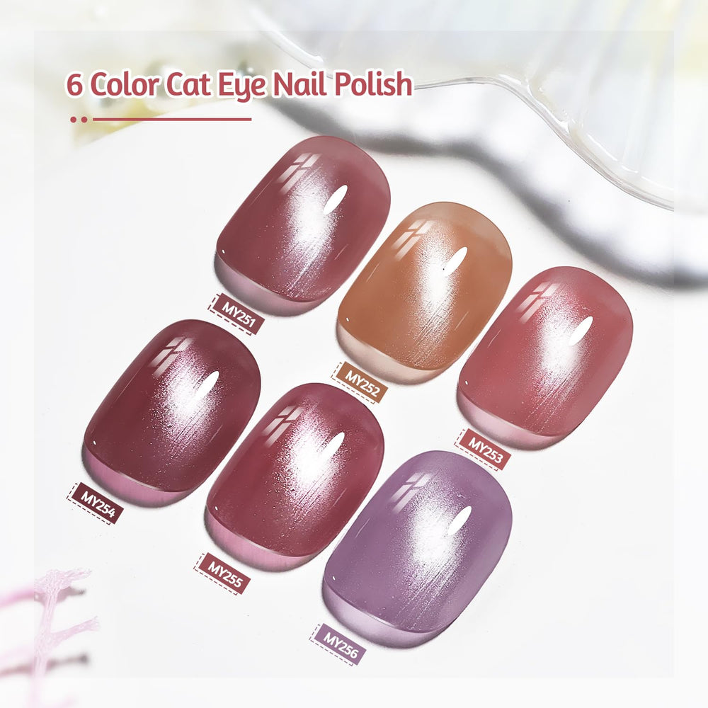 OpenLive six 10ml bottles in peach and gold tones for versatile looks