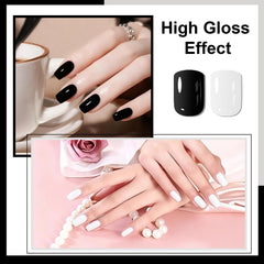 OpenLive black polish bottle close-up showing rich color payoff