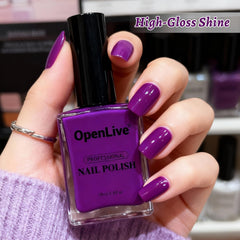 OpenLive bottle held in hand for scale to show 18ml compact travel-friendly size