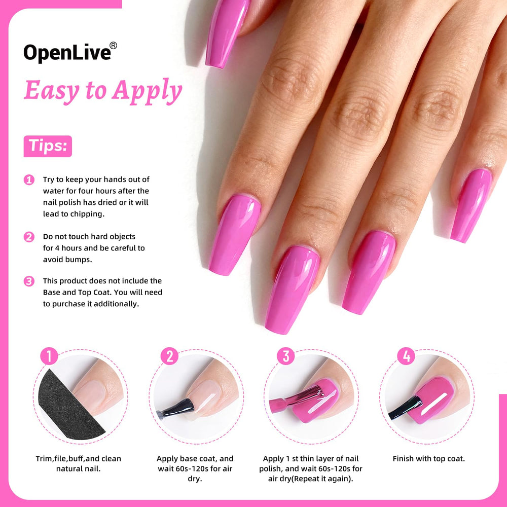 OpenLive cap and label detail highlighting product information