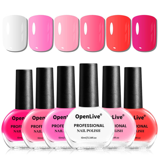 OpenLive front packaging showing six romantic red and pink bottles, ideal gift