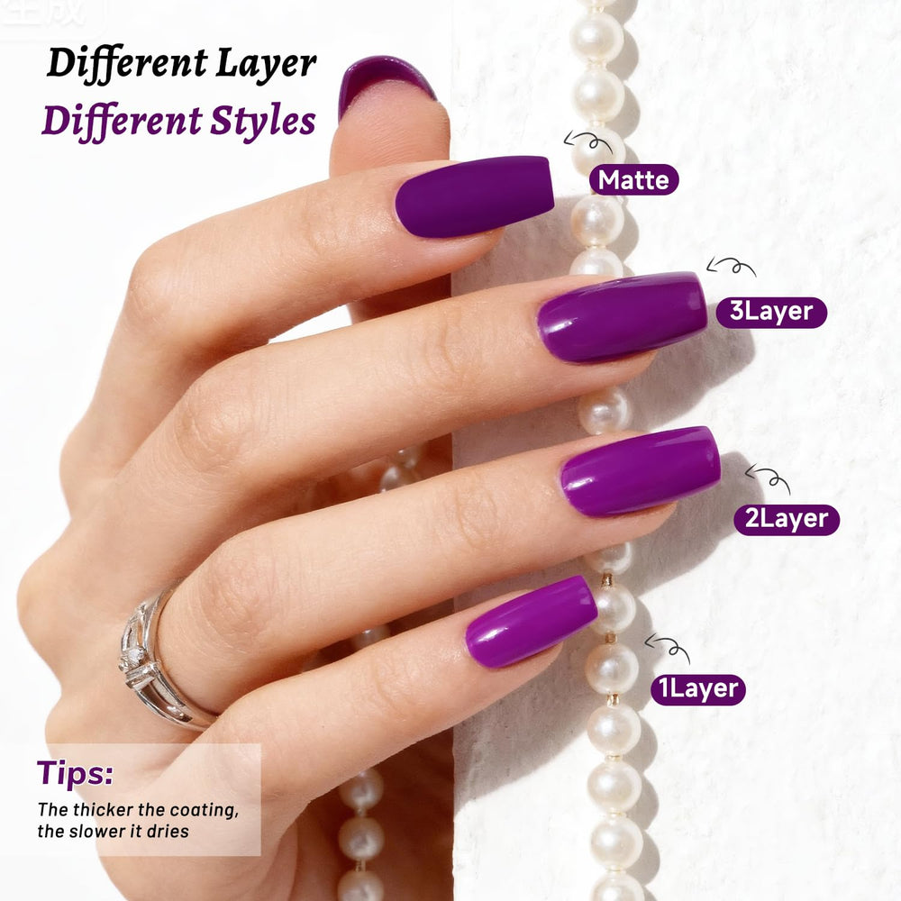 OpenLive polish being applied to a nail showing easy flow and quick-dry benefit