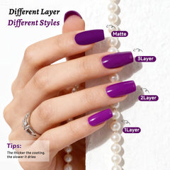 OpenLive polish being applied to a nail showing easy flow and quick-dry benefit