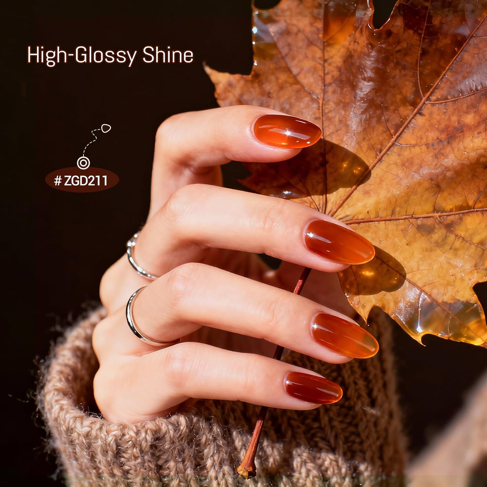 OpenLive pumpkin yellow bottle angle showing jelly texture for bright, buildable coverage benefit