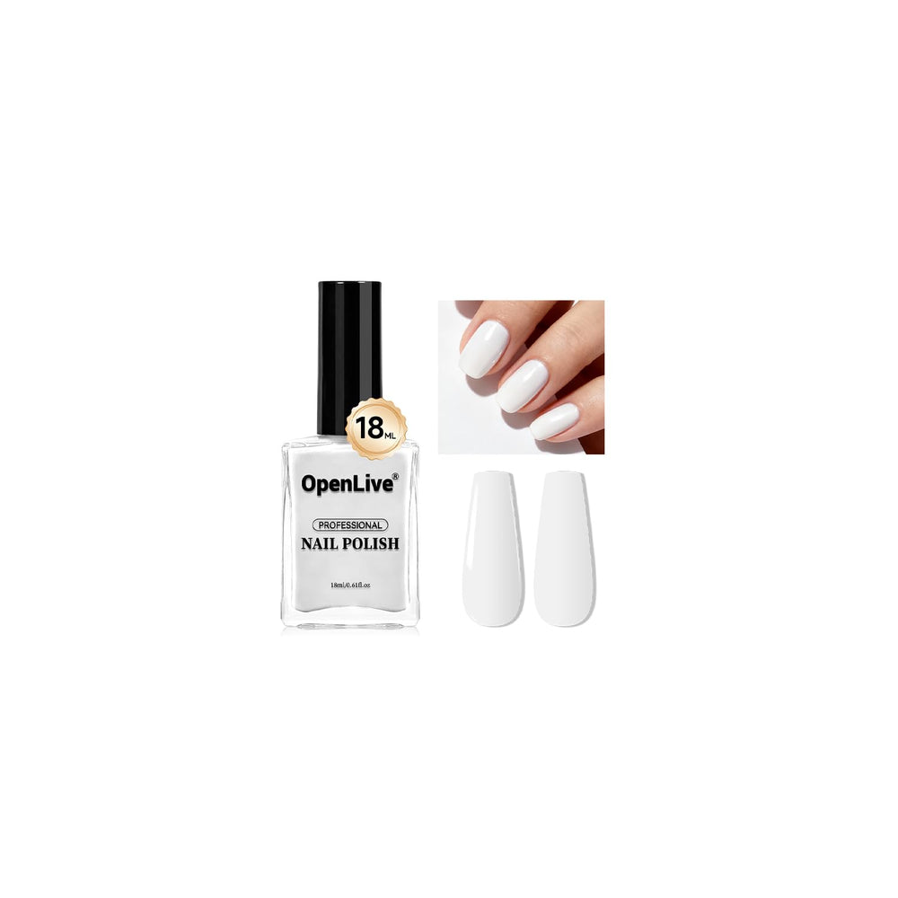 OpenLive white bottle front showing clean label and 18ml benefit