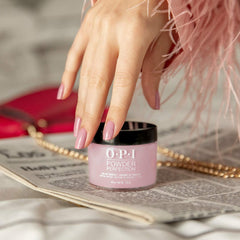 OPI application stroke demo demonstrating even, streak-free finish