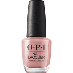 OPI bottle front view showing nude shade for versatile wear