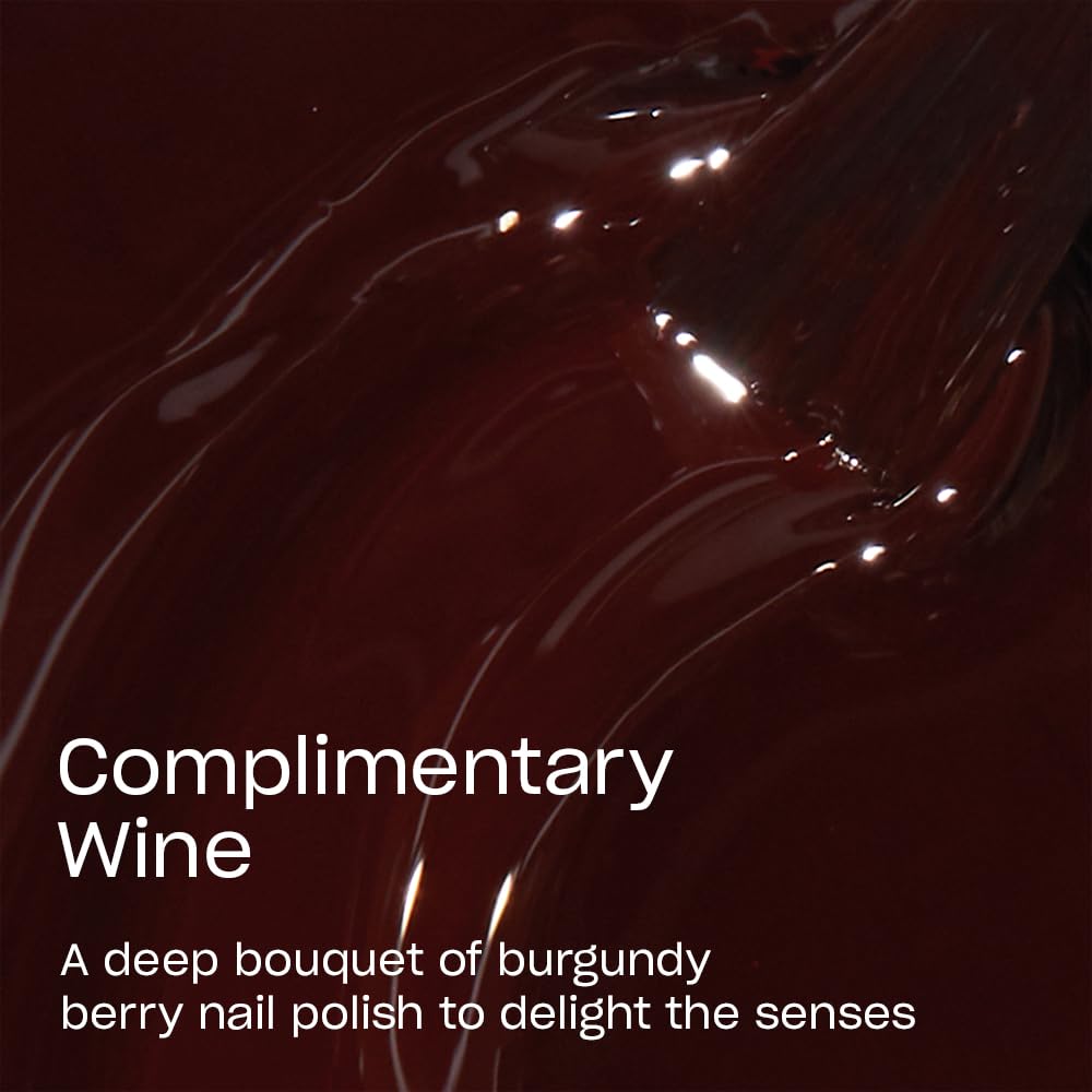 OPI Complimentary Wine brush stroke demonstrating smooth application and full coverage