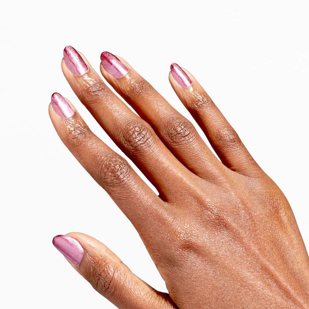 OPI CosMIC Drop applied on model hands showcasing salon shine and wear