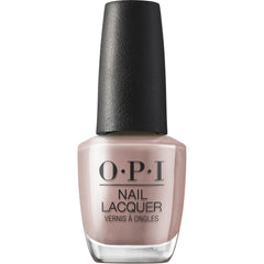 OPI bottle front view showing cool neutral purple shade and sleek design benefit polished presentation