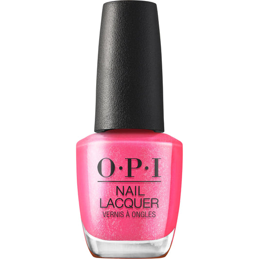 OPI Dopa-mani front bottle showing bright pink shimmer and glossy finish