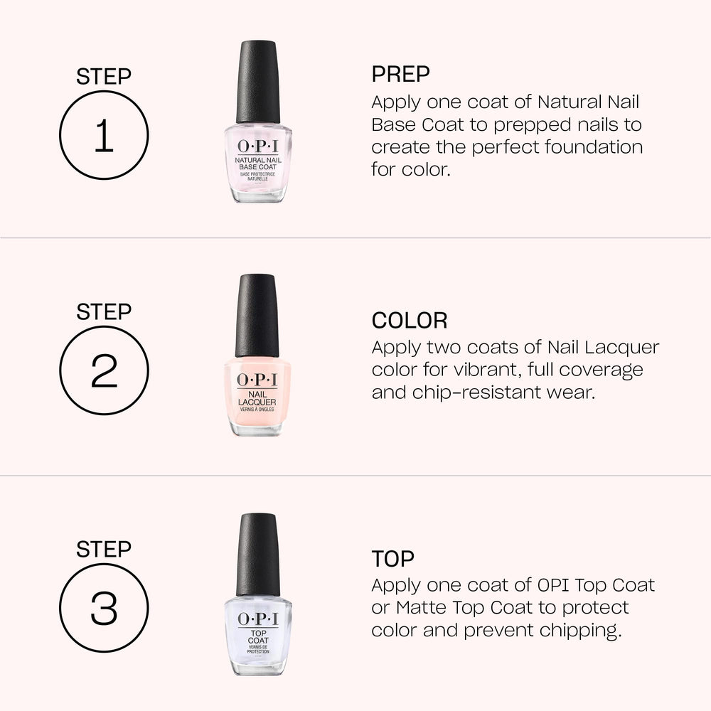 OPI bottle next to coin showing scale and travel-friendly size benefit