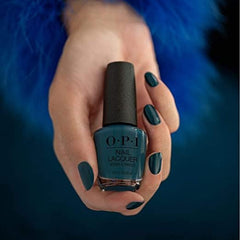 Hand model wearing Drama at La Scala manicure in lifestyle setting for polished look benefit