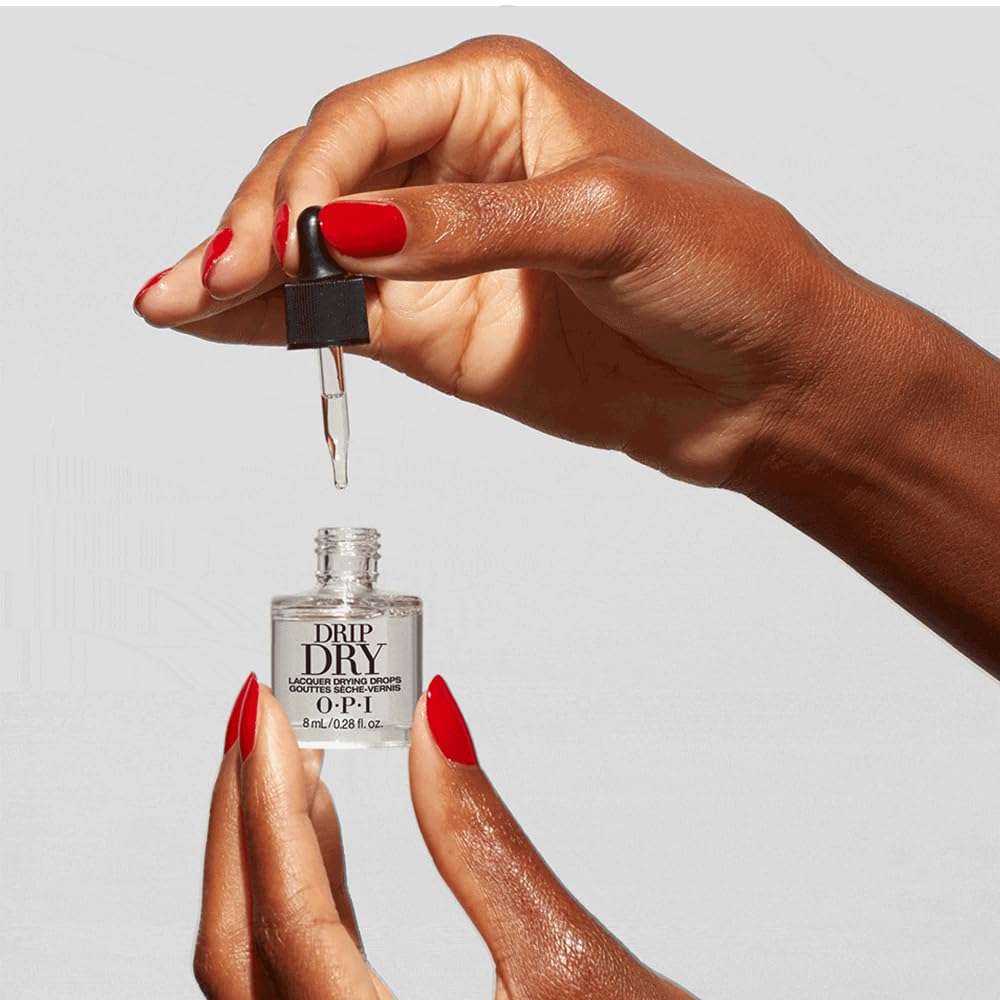 OPI bottle beside a coin to show 8ml travel-friendly size and portability benefit