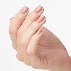 OPI Dulce de Leche brush stroke texture illustrating smooth, streak-free coverage
