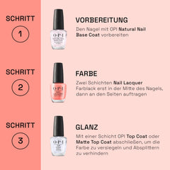 OPI Dulce de Leche on model hands showcasing polished, salon-quality look